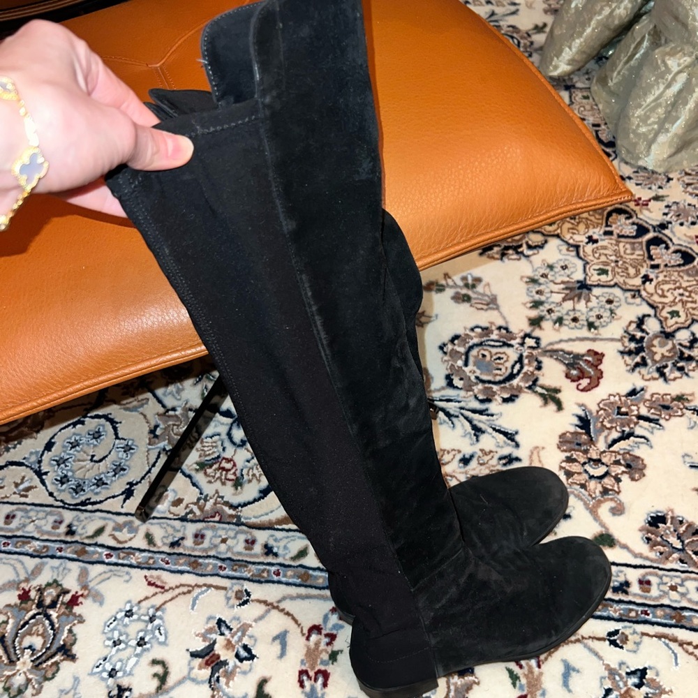 Stuart Weitzman suede 50/50 over the knee boot 8.5/38.5